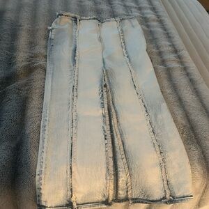 Maxi Low Waist Denim Pencil Skirt